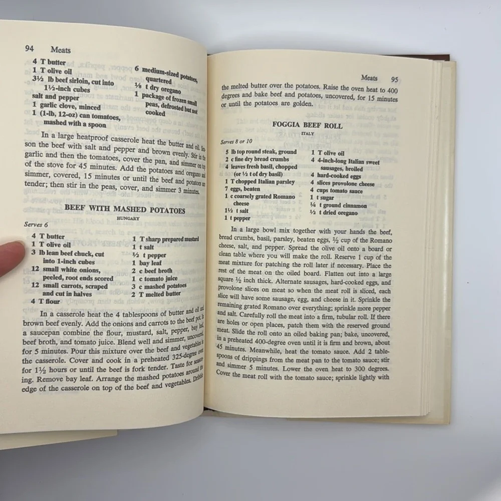 1st Ed 76’ Cook Like A Peasant Eat Like a King Cookbook‎